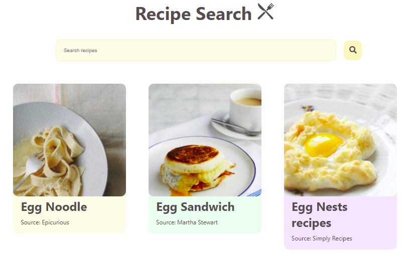 Recipe Search